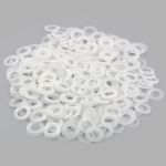 Кольцо уплотнительное под блочку ⌀8 мм (№5), пластик, 100 шт