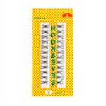 Крючки пришивные 11.5х6.5 мм, №0, оксид 0300-4001, 24 шт