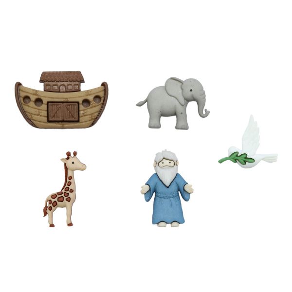 Украшения декоративные пуговицы Фигурки Ноев ковчег Dress It 8975