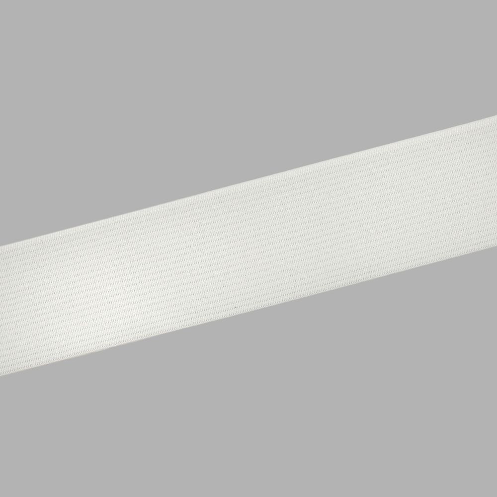 Резинка тканая 30.0 мм / 20 метров, белый