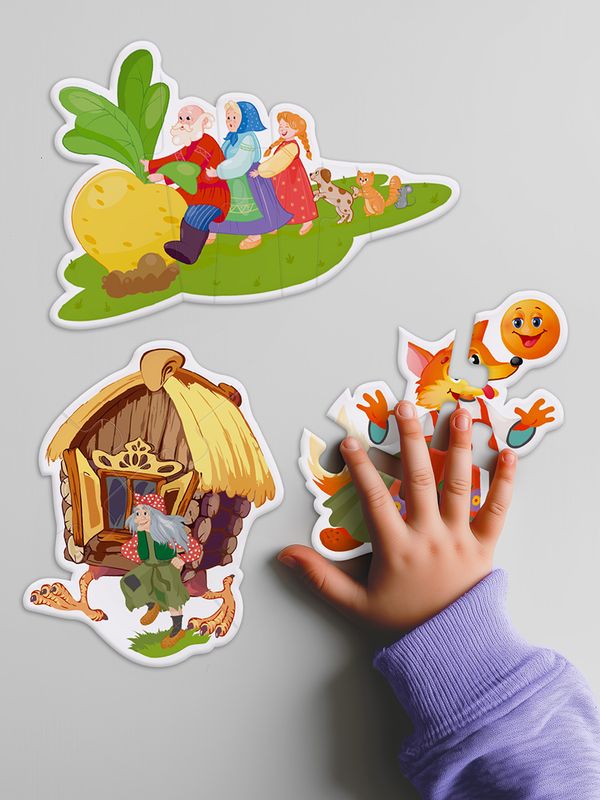 Пазлы для малышей Мир сказок 19 элемент, Фрея PZL-BК-012