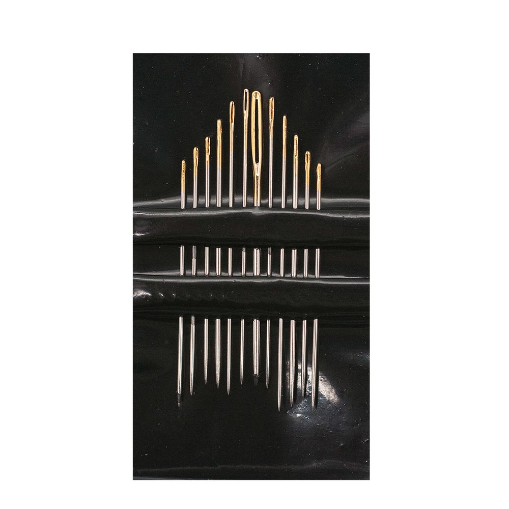 Иглы ручные домашний набор, ассорти, 12 шт, Pony