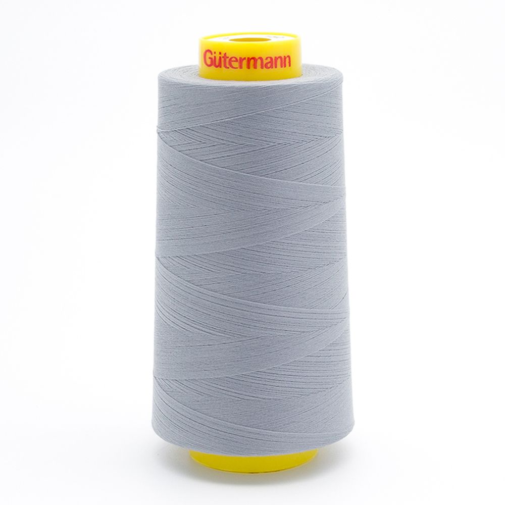 Нитка особо тонкая Gutermann Mara №150 (150/2), 5000 м, 713961, цв. 040 пепельно-серый, 1 катушка