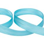 Косая бейка атласная 15 мм / 132±1 метра, В115 бирюзовый, NGK-15P