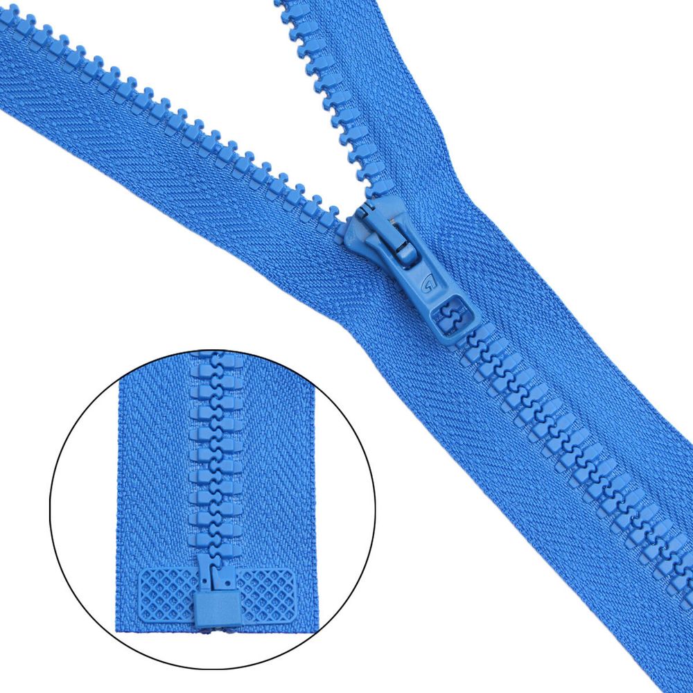 Молния трактор Arta Т6 (6 мм) 1 зам., разъем., 50 см, цв. 090 василек, уп.5 шт