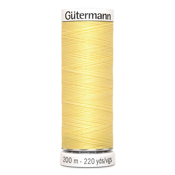 Нитки универсальные Gutermann Sew-all, 200м, 578 бледно-желтый, 5 катушек