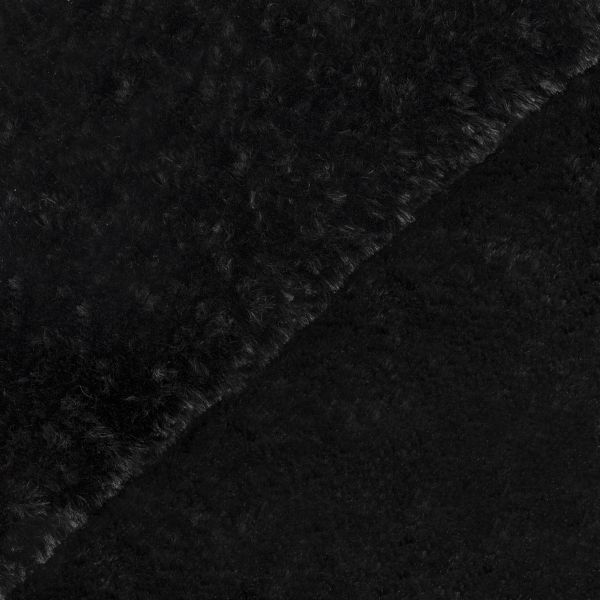 Плюш (ткань) Peppy PTB-002 288 г/м², 152 см / рул. 5 метров, черный/black