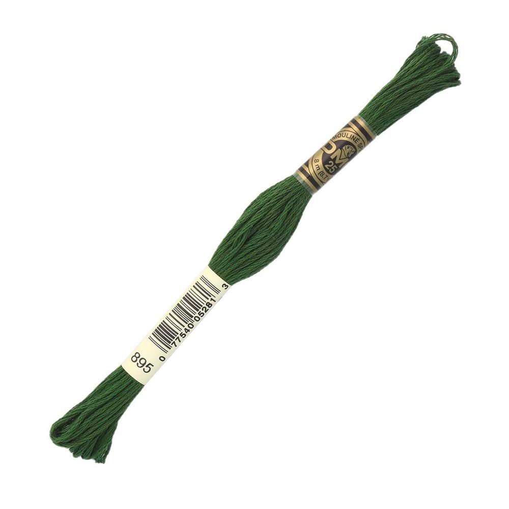 Мулине DMC 117 (895), 12 мотков по 8 метров