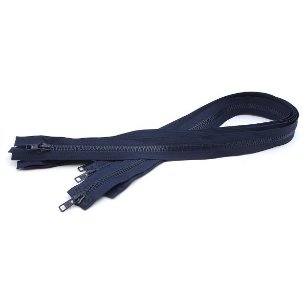 Молния трактор Arta Т6 (6 мм) 2 зам., разъем., 75 см, цв. 044 т.синий, уп.5 шт