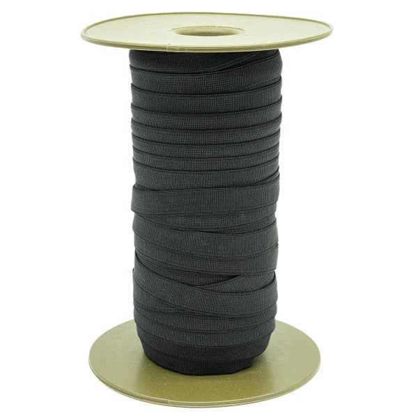 Резинка бельевая (бретелечная) 12.0 мм / 50 метров, черный, МL195.012