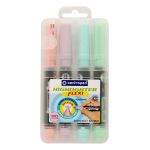 Набор текстовыделителей HIGHLIGHTER FLEXI-(super-flexible tip) 4 цв. 8542/4 1-5 мм, 4 цв. скошенное, 8542/4 SOFT 4 цв, Centropen 8542/4