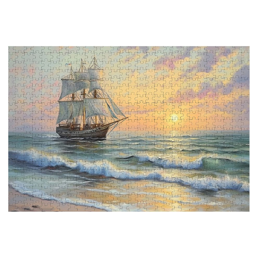 Пазл. Премиальная коллекция 1500 элементов, TOP-PZL-1500/02 Под парусами, Фрея