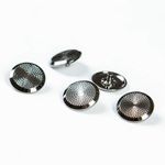 Часть кнопки Альфа (S-образная) ⌀22 мм (A-часть), 5/22 чер.никель мет. мелкий авер, 20 шт