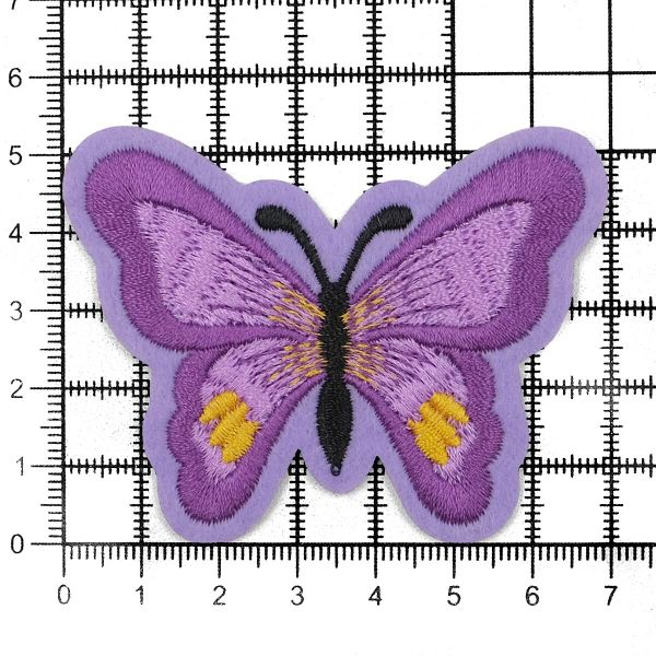 Термоаппликация Бабочка, 5.4х7см, Hobby&Pro (сиреневый)