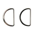 Полукольцо литое 40мм, упак(2 шт) Hobby&Pro (никель), 819-035