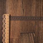 Кружево вязаное (тесьма) 15 мм / 10 метров, цв.21 какао, Kruzhevo