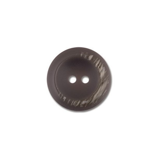 Пуговицы 2 прокола костюмные 15 мм, 24 шт, D384 серый, Gamma XO 0010