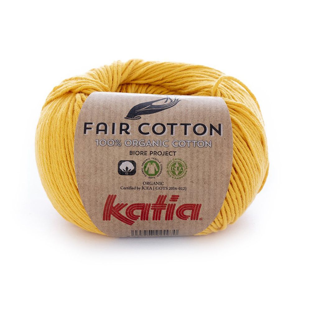 Пряжа Katia (Катя) Fair Cotton / уп.10 мот. по 50 г, 155м, №6