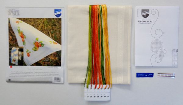 Набор для вышивания нитками Vervaco PN-0013431, Дорожка. Тыквы, 40х100 см