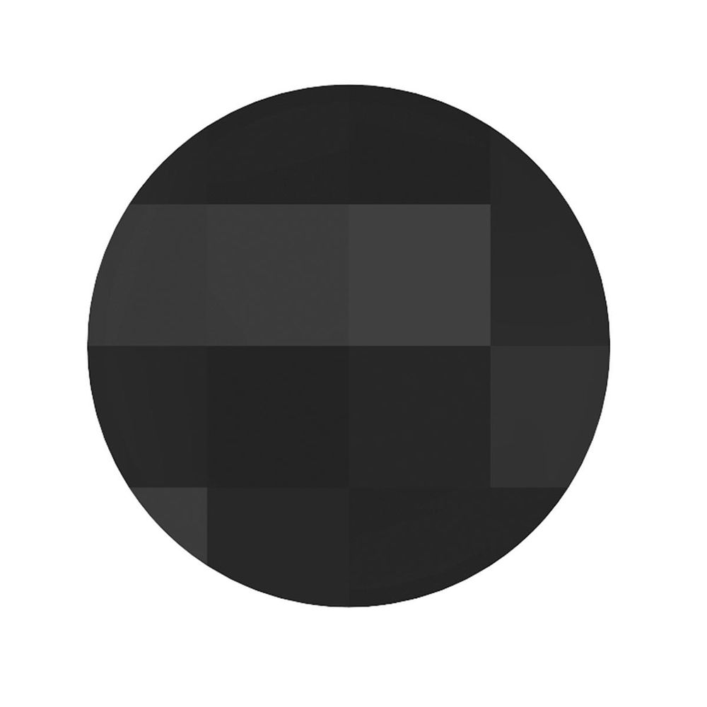 Стразы неклеевые стекло 14 мм, 24 шт, черный (Jet 23980), Preciosa 438-11-302