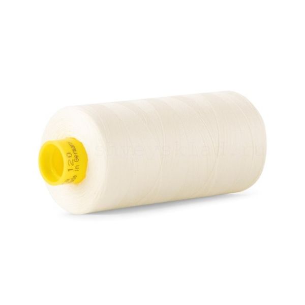 Нитка универсальная Gutermann Mara 120/2, 1000 м, 700207, 3796 светло-кремовый, 1 катушка