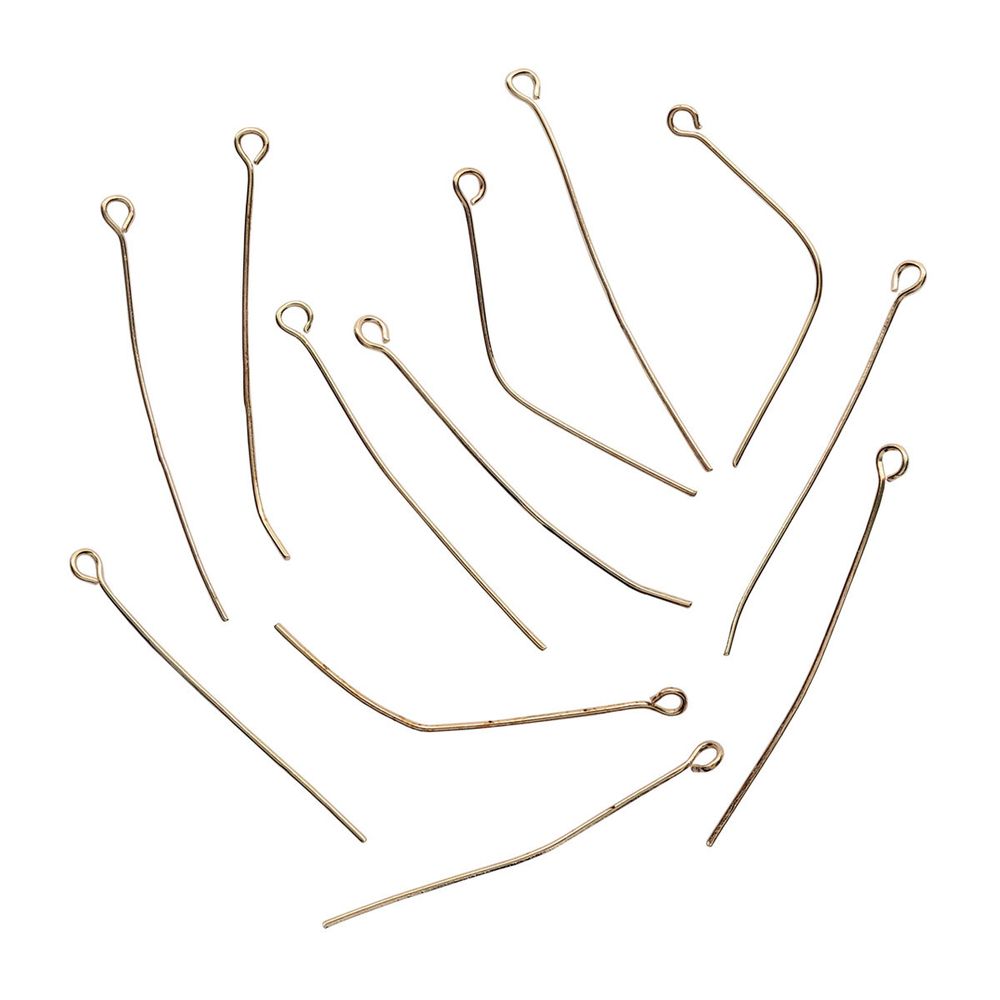 Штифт с петлей 40 мм, 50 шт/упак, Astra&Craft (Золото) 4AR261/262