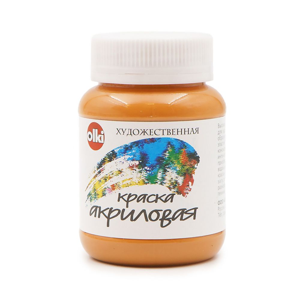 Краска акриловая 100 мл (3350 сиена натуральная) /TOS/