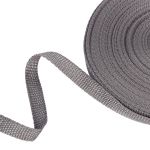 Стропа (ременная лента) 15 мм / 25 метров, толщ. 0.78 мм, [6.8 г/пог.м], 100% п/п, рис.9807, серый, Гамма, Gamma С3872Г17