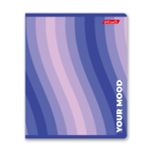 Тетрадь ученическая общая, выборочный лак, A5+ 96 л. на скобе 60 г/м², белизна 100%, 5 шт, линия в термоусадочной пленке, 000793 Палитра цвета, Светоч 96ТЕТл-003