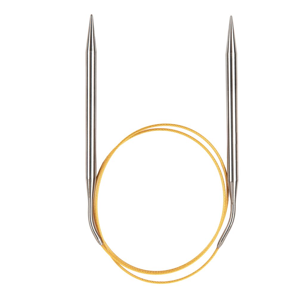 Спицы круговые ⌀7.0 мм, 80 см, с металлическим тросиком, Alpina SIL-80