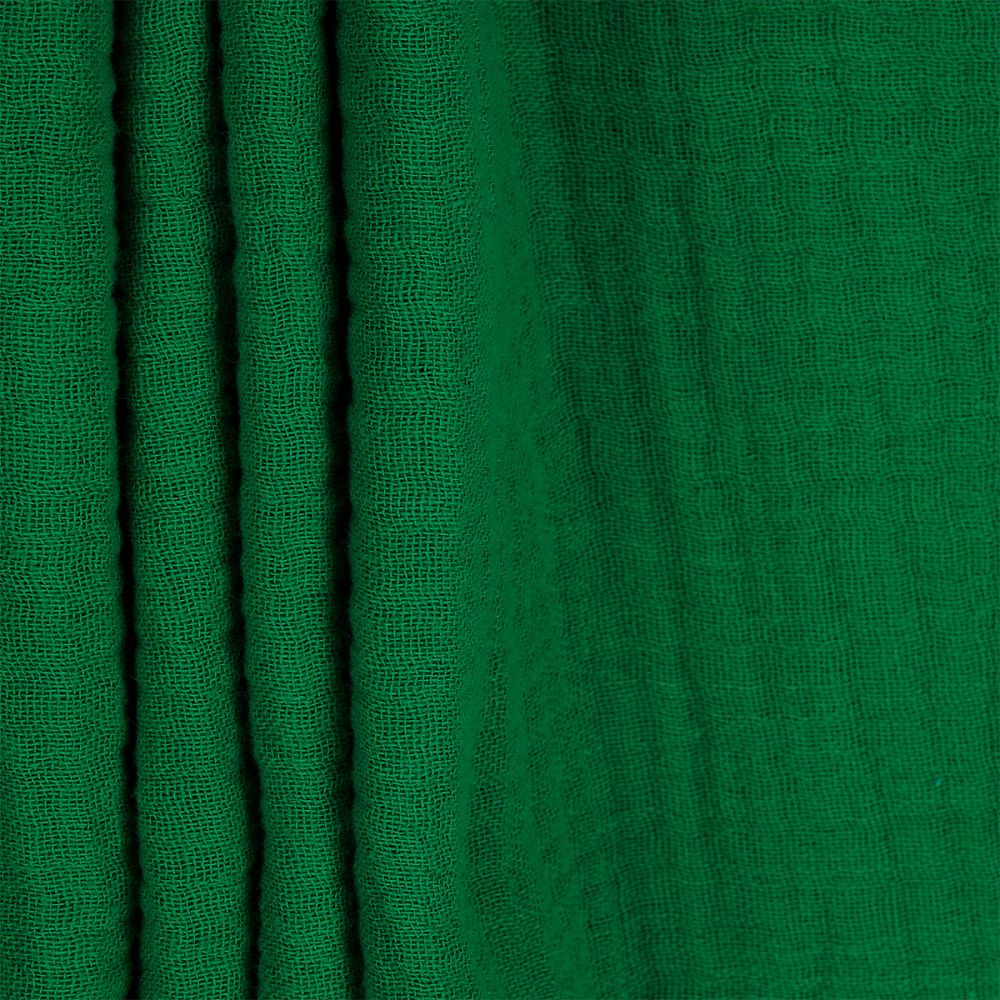 Муслин 125 г/м², 130 см / 2 метра, TBY.Mus.24723.22.2, цв.22 зеленый