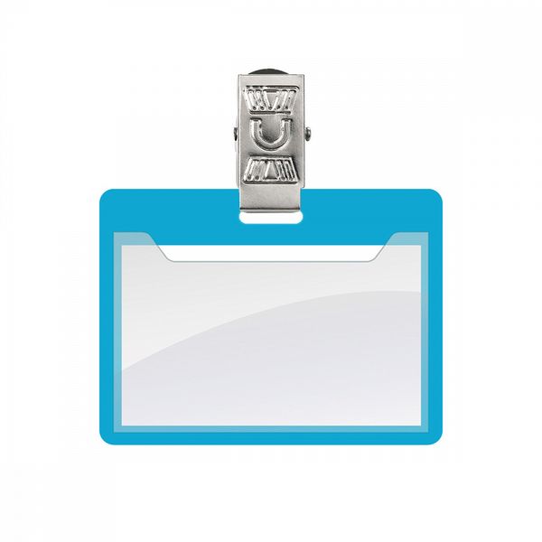 Держатель для бейджика с пружиной цв.никель уп.50 шт, 985968