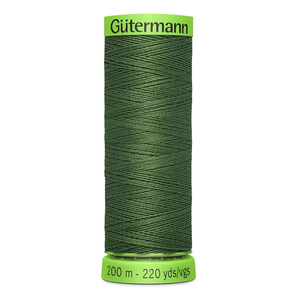 Нитки для тонких тканей Gutermann Extra Fine 150, 200м, 920 защитный хаки, 5 катушек