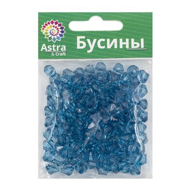 Бусины акрил ⌀8 мм, 25 г, ромбовидные, Astra&Craft, 41