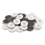 Пуговицы 4 прокола 36L (белый), 36 шт