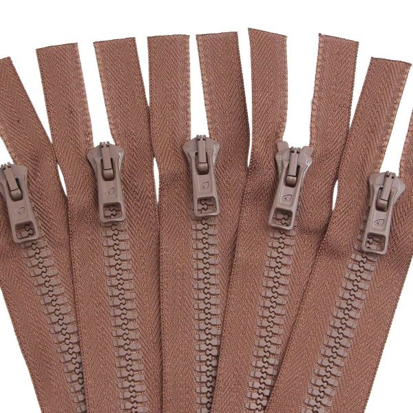 Молния трактор Arta Т6 (6 мм) 1 зам., разъем., 65 см, цв. 072 бежевый, уп.5 шт