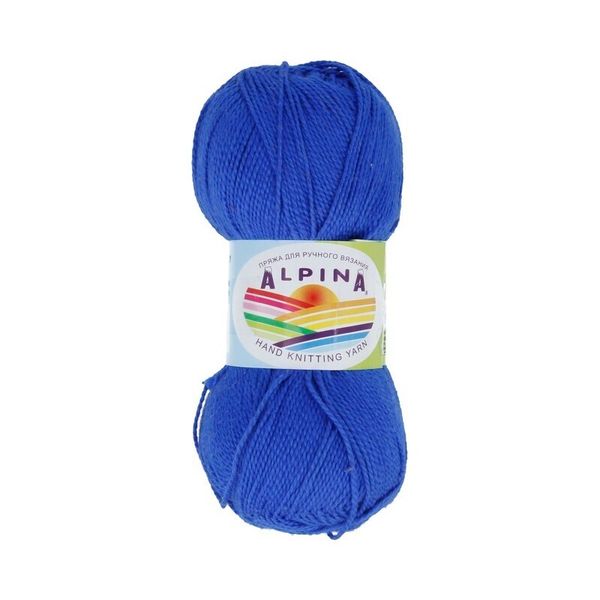 Пряжа Alpina Holly / уп.10 мот. по 50г, 200м, 546 яр.синий