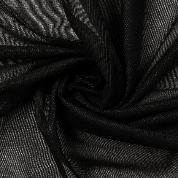 Дублерин эластичный 40 г/м², черный, шир.150см, 100м