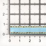 Лента атласная 1-сторонняя 6.0 мм / 22.86±1 метров, с золотой нитью, 187 голубой, Globus
