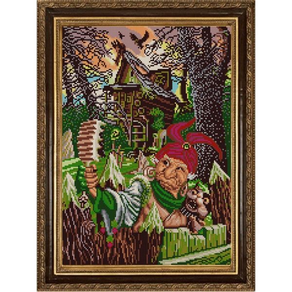 Рисунок для вышивания Конек (ткань), 1363 Селфи с Бабой Ягой 29х39 см