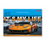 Альбом для рисования, выбор.лак, 100 г/м², A4 29х20.5 см, 40 л. на скобе, 5 шт, 000226 Берегись автомобиля, Светоч 40АЛСК4_4_3_9