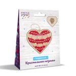 Алмазная (кристальная) мозаика Фрея, Сердце, 9х8,5 см