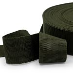 Стропа (ременная лента) 50 мм / 25 метров, толщ. 1.0 мм, [27.5 г/пог.м], 100% п/п, хаки, 4150