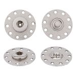 Кнопка пришивная металл ⌀25.0 мм, металл, S, уп.10 шт