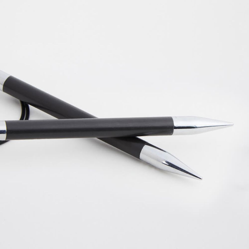 Спицы круговые Knit Pro Karbonz 4,5 мм / 40 см, карбон, черный, 41149