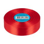 Лента атласная 1-сторонняя 25.0 мм / 33±2 метра, 104 т.красный, Gamma