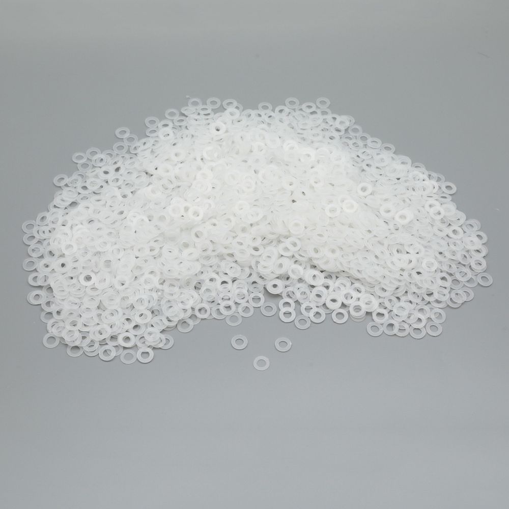 Кольцо уплотнительное пластик под блочку/ люверс ⌀4.87 мм, h5.66 мм (№3), ≈5000 шт, New Star