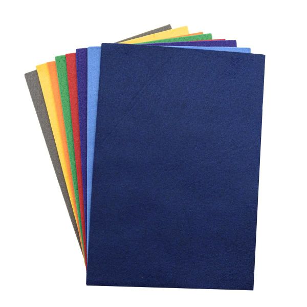 Фетр листовой мягкий 3.0 мм, 20х30см, 8 шт, Astra&Craft, 1