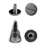 Винт кобурный металл ⌀9.5 мм, h16 мм, никель мет конус, 50 шт