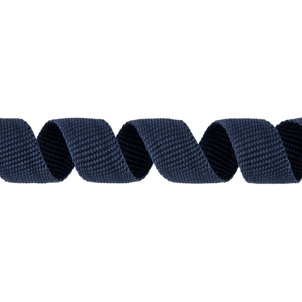 Стропа (ременная лента) 20 мм / 50 метров, толщ. 1.1 мм, [10 г/пог.м], 100% п/п, 227 т.синий, Gamma G-20 ЦВ